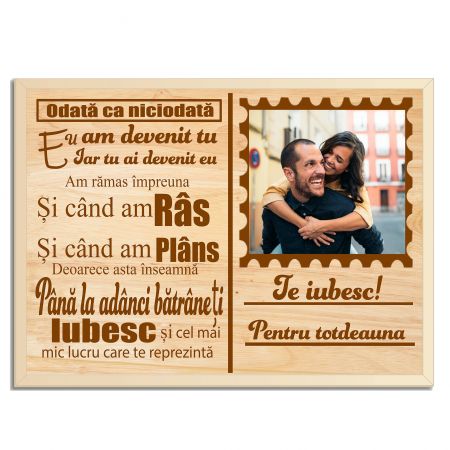 Tablouri Imprimate pe Lemn - cadou-pentru-cuplu-tablou-pe-lemn-personalizat-cu-poza-si-text"ca-niciodata".jpg