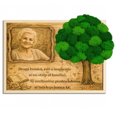 Tablou Licheni Cadou Bunica