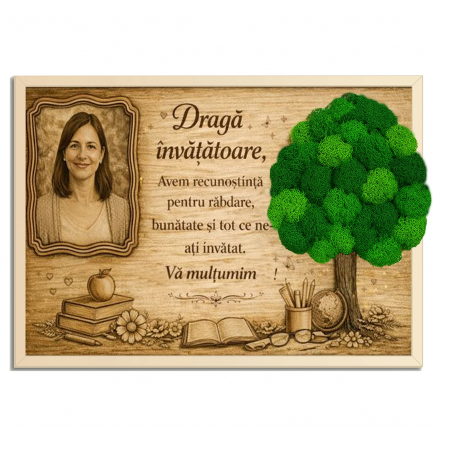 Cadre Didactice - Tablou Licheni Cadou Invatatoare