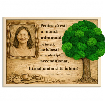 Tablou Licheni Cadou Mama
