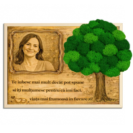 Cadouri Cupluri - Tablou Licheni Cadou Sotie