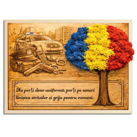 Tablouri - Tablou Licheni Cadou Politist