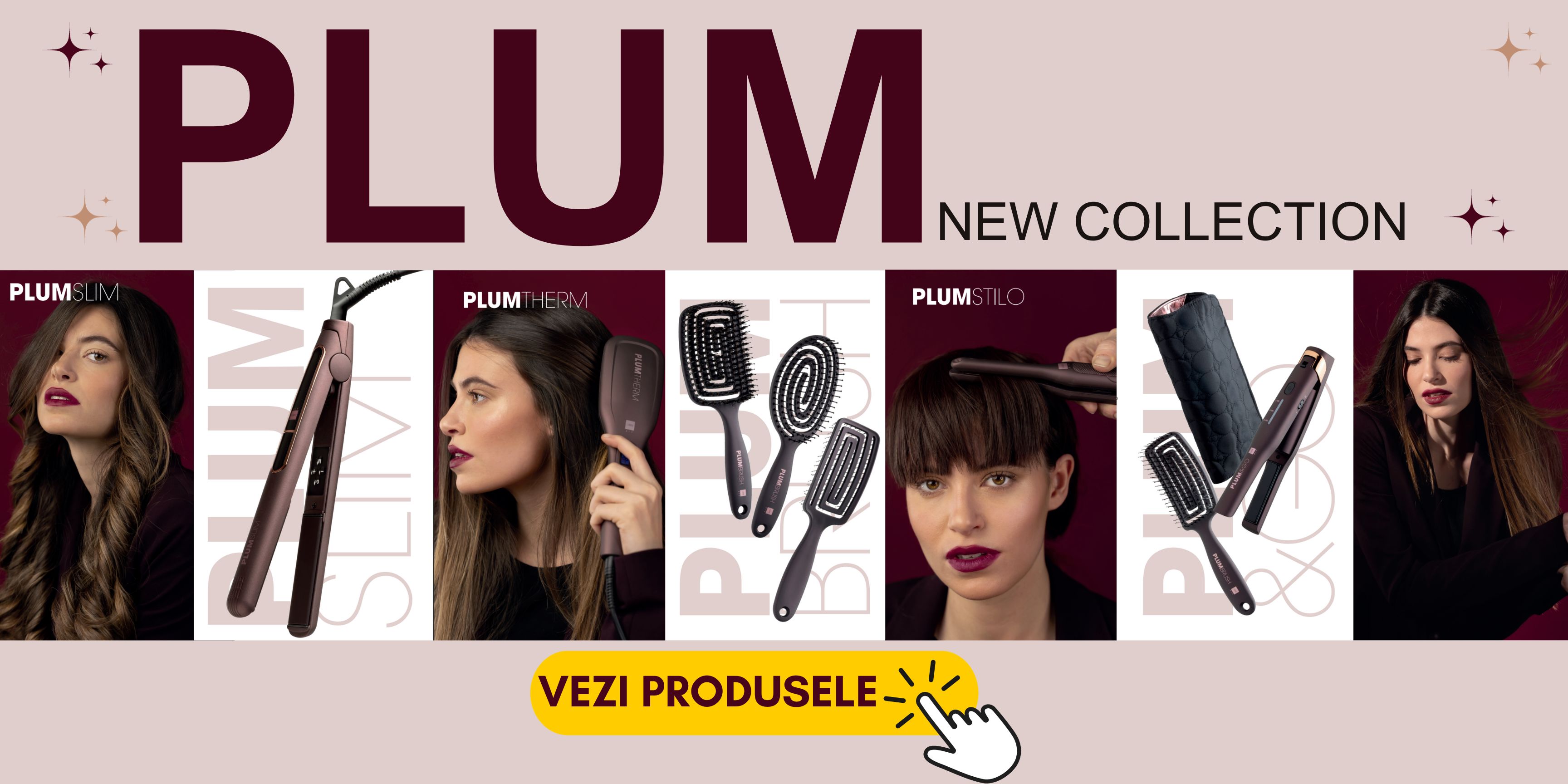 4 PLUM - gama de aparatura si accesorii pentru par 2023