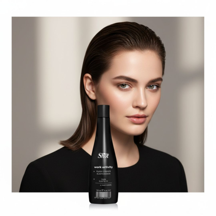 Soluție modelatoare păr cu efect Wet Look- Fluid Elastic Fix- Shot Work Activity - 150 ml [4]