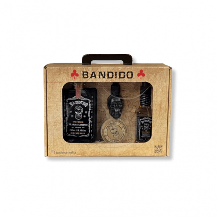 Bandido - set cadou ingrijire barba (balsam barba + ulei barba + sampon barba + after shave)