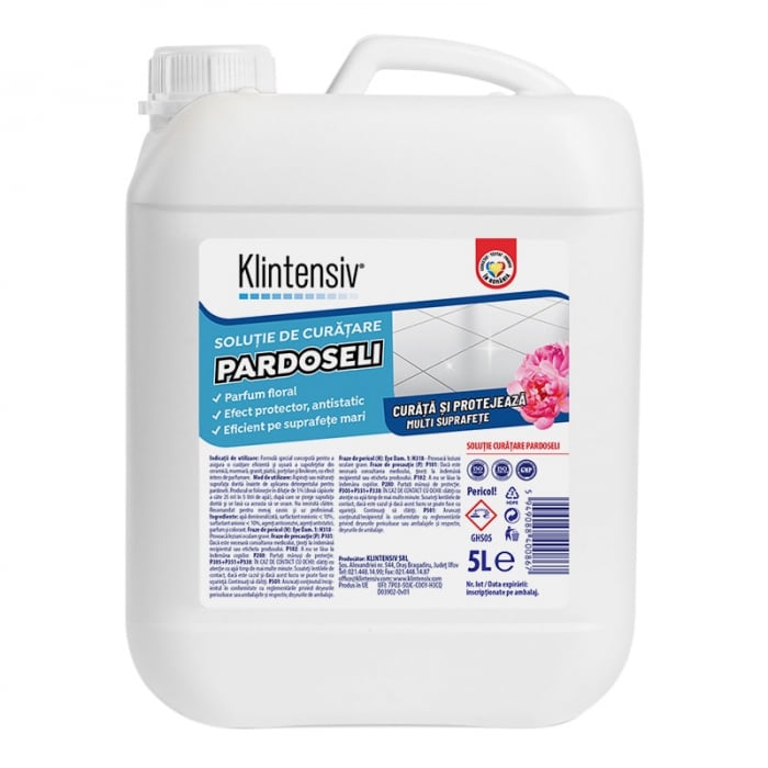 KLINTENSIV - Solutie curatare pardoseli 5L - concentrat