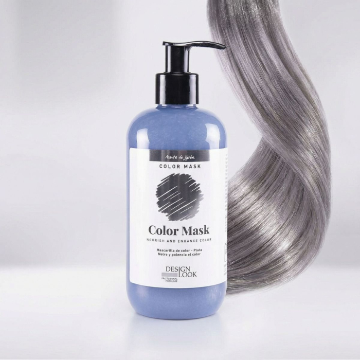Masca coloranta pentru par Design Look - 300 ml - ARGINTIU [2]