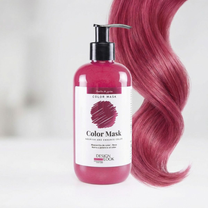 Masca coloranta pentru par Design Look - 300 ml - ROZ [2]