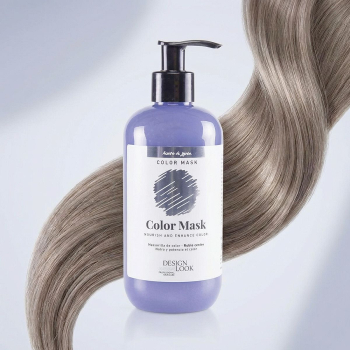 Masca coloranta pentru par Design Look - 300 ml - BLOND PLATINAT [3]