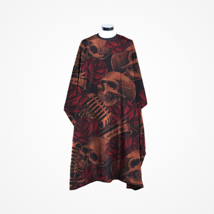 Pelerina tuns frizerie RED SKULL - 145x160cm [2]
