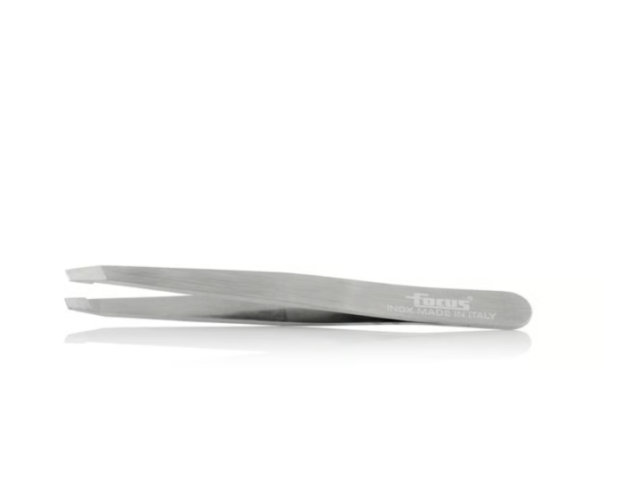 Penseta sprancene FOCUS - din inox - cu cap OBLIC [2]
