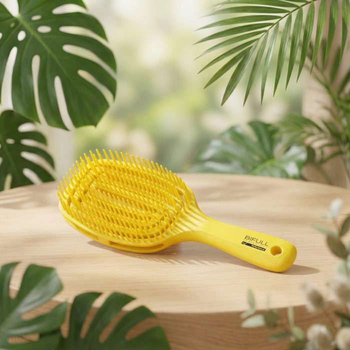 Perie pentru par cret Curly R - Galben [2]