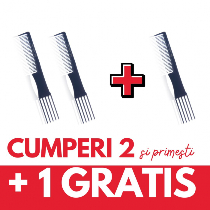 OFERTA 2+1 GRATIS - Pieptene HAIR COMB - model 301