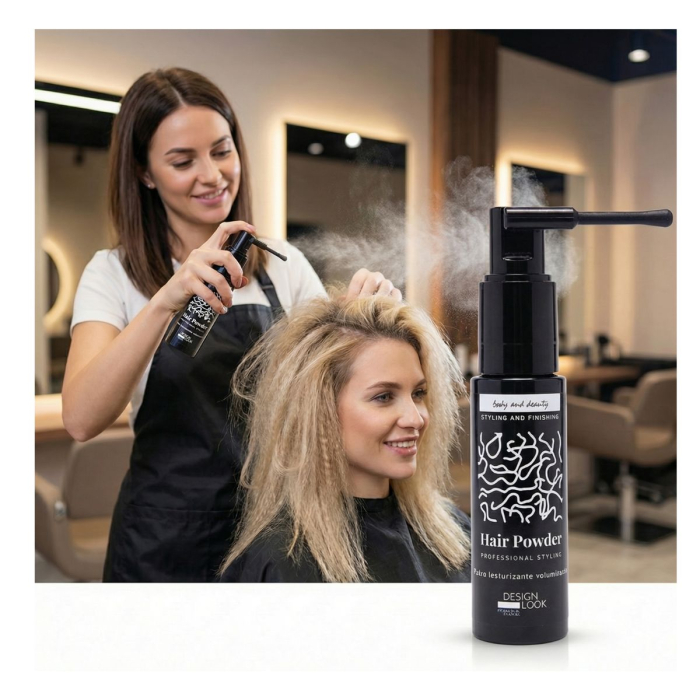 Pudra de volum pentru par Design Look - cu aplicator - 10g [2]