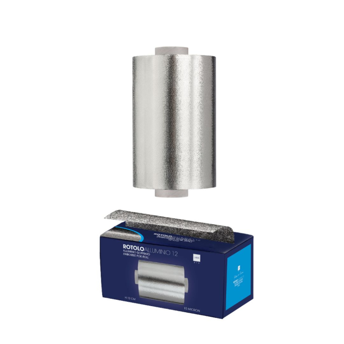 Rola folie aluminiu GOFRATA - latime 15cm - 15 microni - Labor Pro [1]