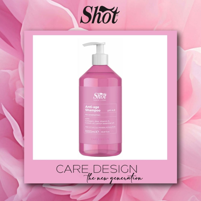 Sampon pentru hidratarea parului ANTI-AGE Shot  - pH 4.8 - 1000ml - NEW EDITION [1]