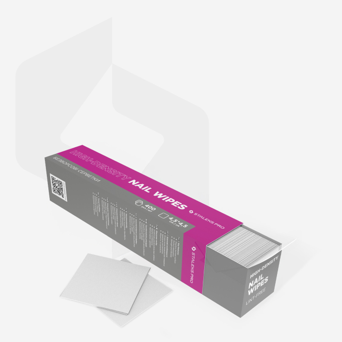 Șervețele fără scame unghii SMART 400 buc - STALEKS [2]