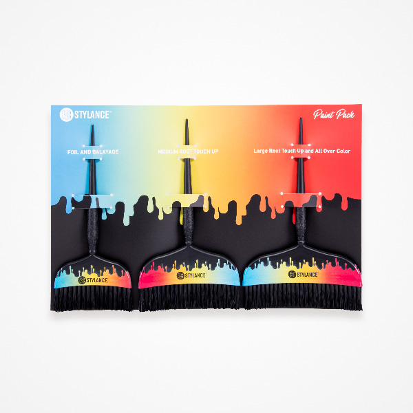 Set 12  pensule pentru vopsit parul Color Brush - Stylance [4]