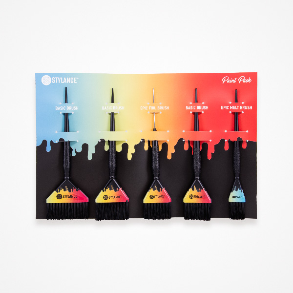 Set 12  pensule pentru vopsit parul Color Brush - Stylance [3]