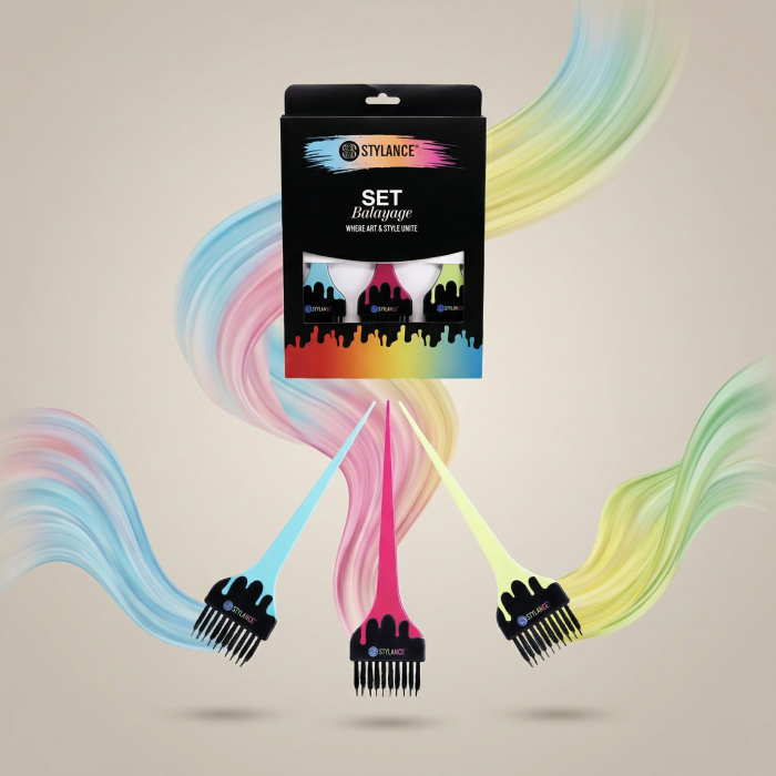 Set 3 pensule balayage Color Brush - Stylance [4]