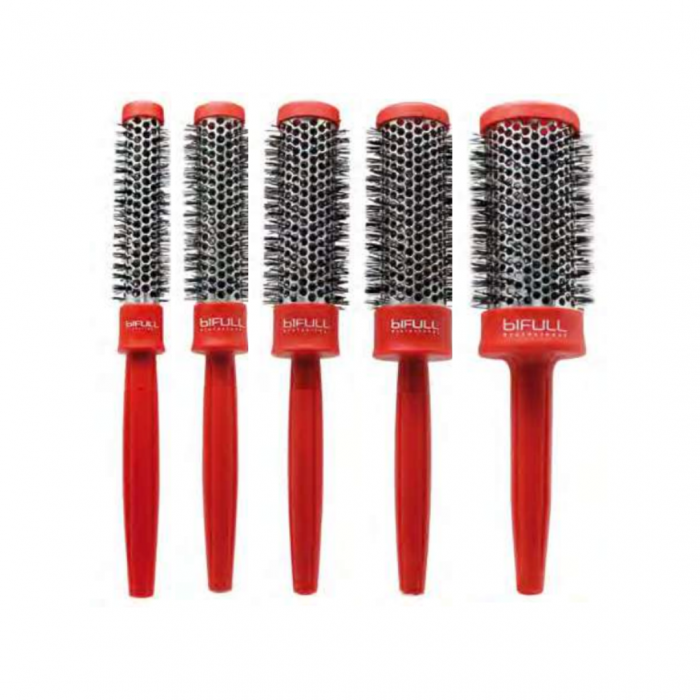 Set 5 perii termice pentru par RED LOVE BIFULL (17 + 23 + 28 + 32 +43mm)