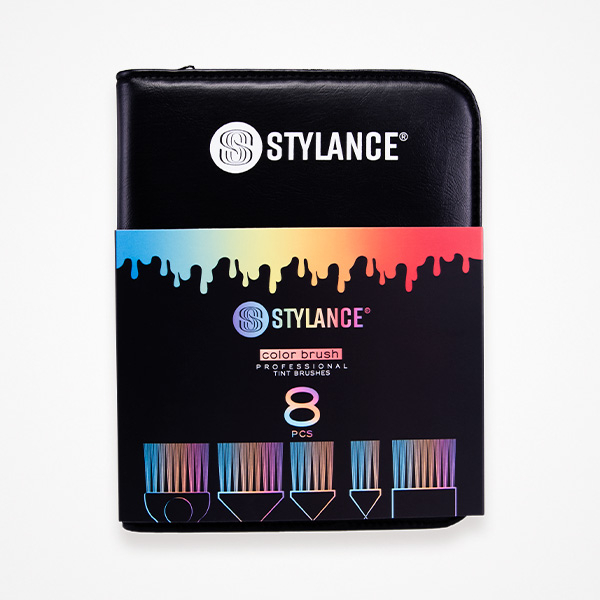 Set 8 pensule pentru vopsit parul Color Brush - Stylance [4]