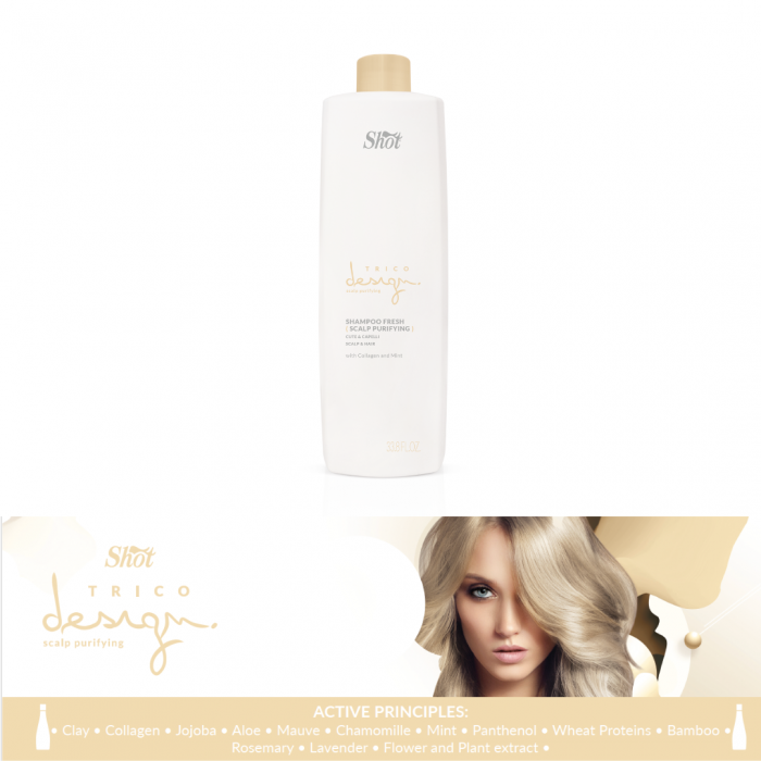 Sampon pentru par FRESH - SCALP PURIFYING - Shot - 1L