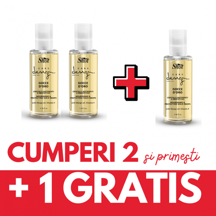 OFERTA 2+1 GRATIS - SHOT - Ulei pentru par COLOR CARE - 100 ml