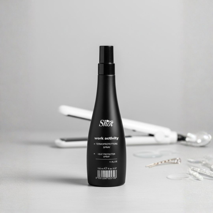 Spray protecție termică pentru par - Shot Work Activity 150 ml – termoprotector păr [1]