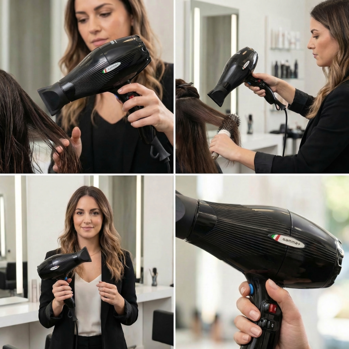 Uscator de par profesional Sintech - Gamma Piu - Negru [2]