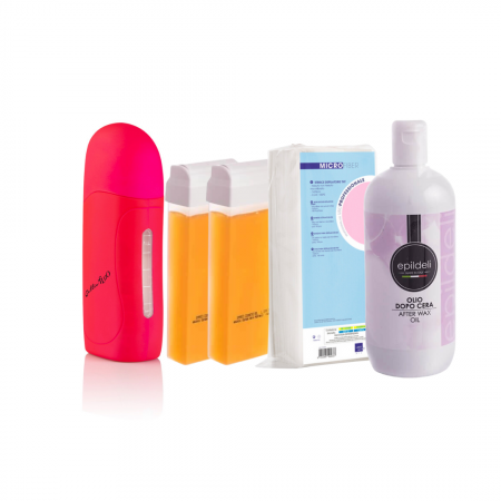 Kit epilare - Kit epilare ceara MONO PINK FLUO