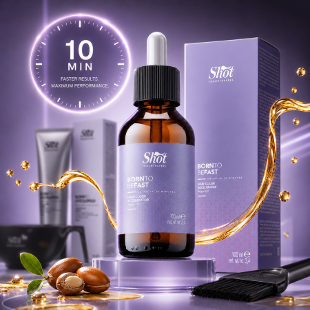 Vopsea de par fara amoniac - Accelerator vopsire a parului Born To Be FAST - SHOT, 100ml
