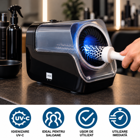 Aparate curatare perii - Aparat de curatat periile de par in salon CLEAN LIGHT UV