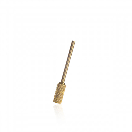 Capete freza unghii - cap-freza-manichiura-carbon-auriu-cilindric-mare-visuel-beauty-shop-produse-profesionale-de-infrumusetare-dotari-saloane-infrumusetare