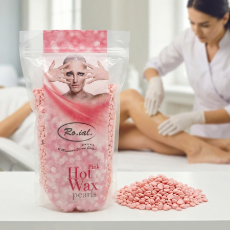 Ceara de epilat granule - Ceara de epilat - perle - traditionala 800g - ROIAL - Titan - Roz