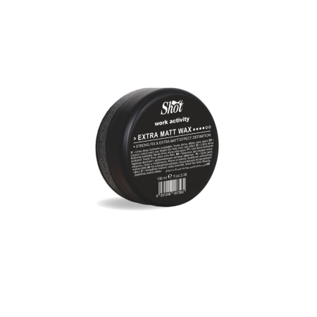 Produse Noi - Ceara de par EXTRA MATA - Shot - Work Activity - 100ml - fixare puternica si efect extra mat