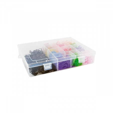 Elastice de par - cutie-cu-elastice-colorate-aproximativ-100-buc-visuelcoafura-elastice-de-par-aparatura-coafura-visuel-beauty-shop-produse-profesionale-de-infrumusetare-dotari-saloane-infrumusetare