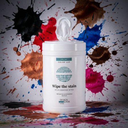 Cutie servetele antipete vopsea par - Color Lux - cutie 100 buc - aroma citrice [1]