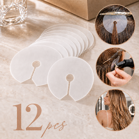 Accesorii extensii par - dischete-extensii-keratina-set-12-buc-accesorii-extensii-par-keratina-cheratina-visuel-beauty-expert-dotari-saloane-infrumusetare
