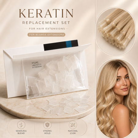 Accesorii extensii par - keratina-pentru-extensii-de-par-set-25-buc-labor-pro--coafura-visuel-beauty-expert