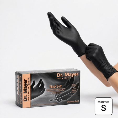Consumabile manichiura pedichiura - manusi-nitril-dr-mayer-100-buc-negre-coafura-consumabile-coafura-igiena-si-sterilizare-visuel-beauty-shop-produse-profesionale-de-infrumusetare-dotari-saloane-infrumusetare