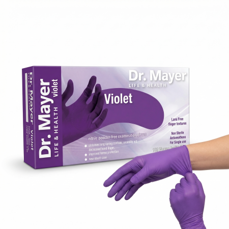 Manusi de unica folosinta - manusi-nitril-dr-mayer-100-buc-violet-coafura-consumabile-coafura-igiena-si-sterilizare-visuel-beauty-shop-produse-profesionale-de-infrumusetare-dotari-saloane-infrumusetare
