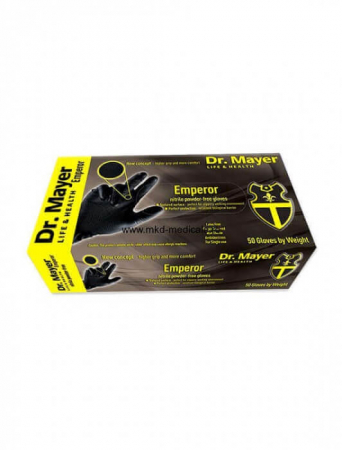 Manusi de unica folosinta - manusi-nitril-texturate-dr-mayer-50-buc-l-negre-coafura-consumabile-coafura-igiena-si-sterilizare-visuel-beauty-shop-produse-profesionale-de-infrumusetare-dotari-saloane-infrumusetare