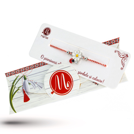 Produse Noi - Martisor tip bratara - Margareta