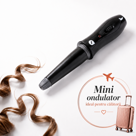 Ondulator conic - Mini ondulator conic pentru păr LOOP UP Pocket