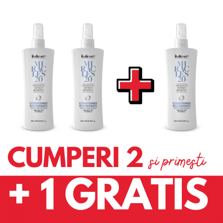 Spray-leave-in profesional - oferta-2-1-gratis-miracles-spray-tratament-pentru-par-cu-20-de-beneficii-250-ml