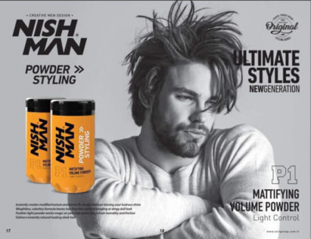 NISH MAN - pudră de volum păr 20g -visuel-beauty-expert-produse-profesionale-infrumusetare-dotari-saloane-infrumusetare [2]