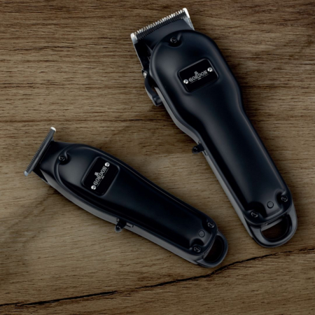 Masini de tuns profesionale - Pachet CLIPPER B533 + TRIMMER B532 - Gordon - Black Aluminium