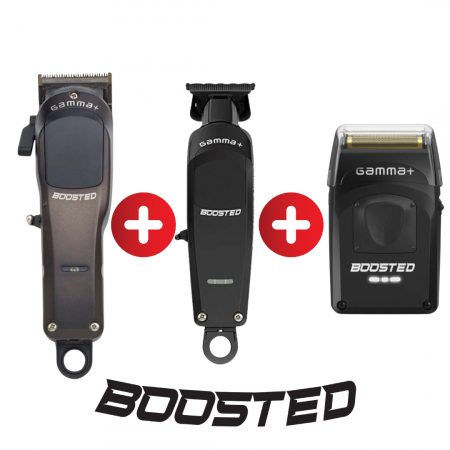 Shaver profesional - pachet-clipper-trimmer-shaver-boosted-gamma-piu--visuel--barber-frizerie-shavere-accesorii-coafura-visuel-beauty-shop-produse-profesionale-de-infrumusetare-dotari-saloane-infrumusetare