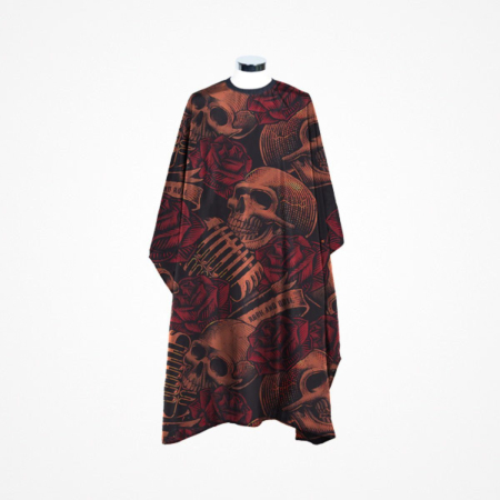 Pelerina tuns frizerie RED SKULL - 145x160cm [1]